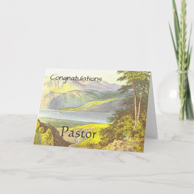 Congratulations Pastor Card (Front)