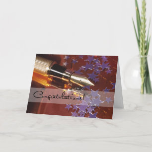 Congratulations Pen and Stars Card