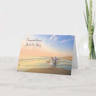Congratulations Personalized Wedding Card