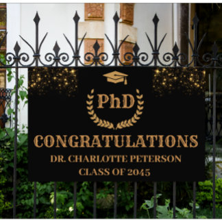 Congratulations PhD Graduate Banner