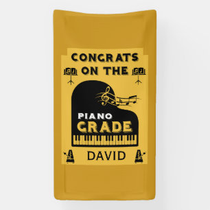 Congratulations Piano Music Exam Banner