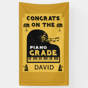 Congratulations Piano Music Exam Banner