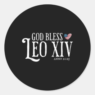 Congratulations Pope Leo Xiv. Us Celebration - We  Classic Round Sticker