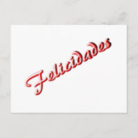 Congratulations post card