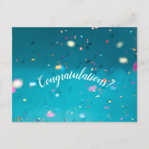 congratulations postcard