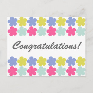 Congratulations! Postcard