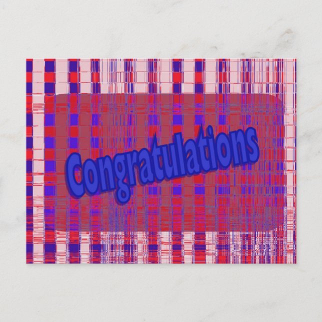 Congratulations Postcard (Front)