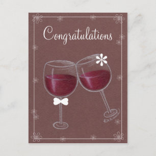 Congratulations!! Postcard