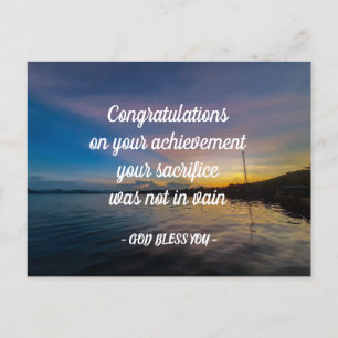 congratulations postcard