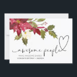 Congratulations Pregnancy Congrats Baby Christmas Card<br><div class="desc">Celebrate this amazing moment with your pregnant friend,  with this beautiful,  modern pregnancy congratulations card.</div>