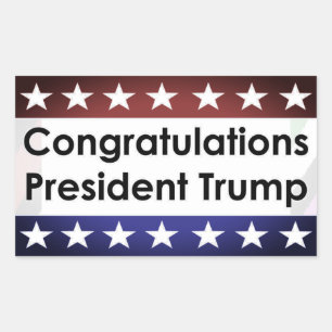 Congratulations President Trump Sticker