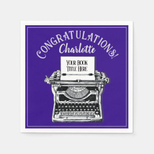 Congratulations Publication Personalized Napkin