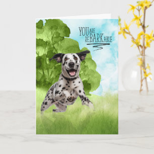 Congratulations reBARKable Dalmatian Dog Card