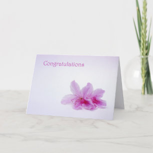 Congratulations - Rhododendrons Greeting Card