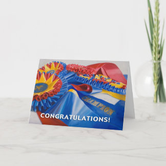 Congratulations Ribbons card