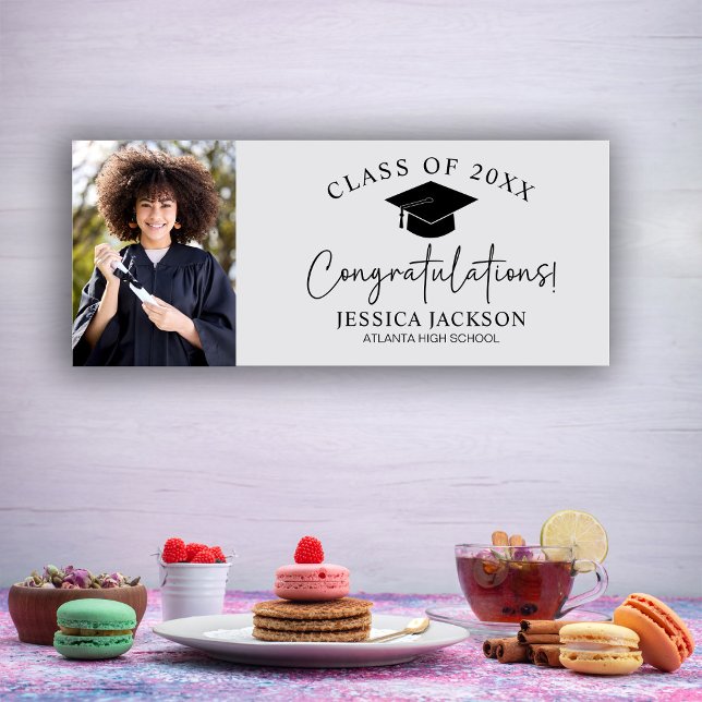 Congratulations! Script Photo Graduation  Banner (Creator Uploaded)