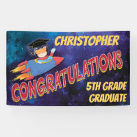 Congratulations Space Rocket 5th Grade Graduation