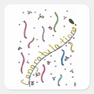 Congratulations stickers