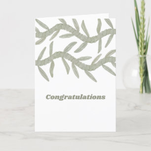 Congratulations Thank You Card