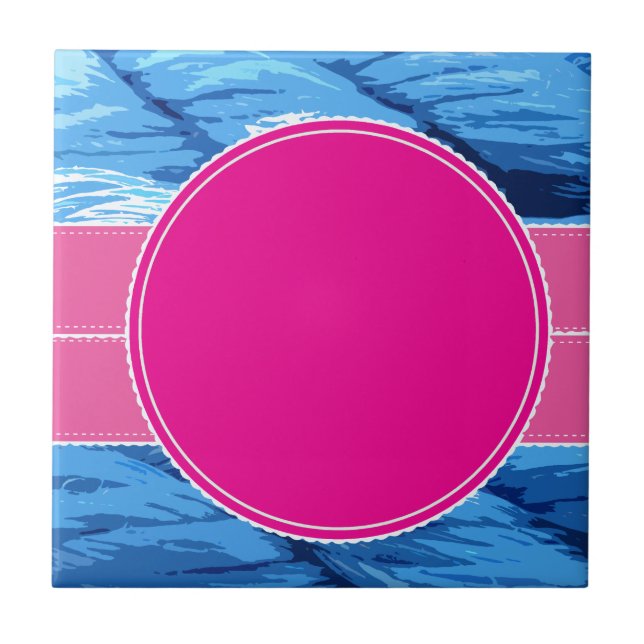 congratulations thanks shower gift party colourful tile (Front)