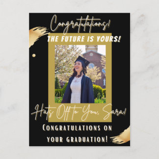 Congratulations! The Future is Yours! Grad  Postcard
