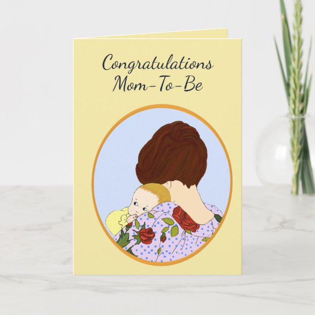 Congratulations to Expectant Mother Card (Front)