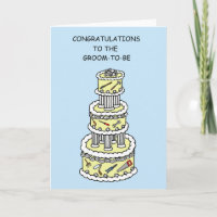 Congratulations to Groom to Be Cake and Tools