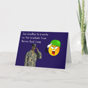 Congratulations to Marine Graduating Boot Camp  Card