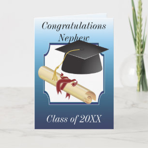Congratulations To Nephew Who Graduated Card