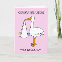 Congratulations to New Aunt to a Baby Boy