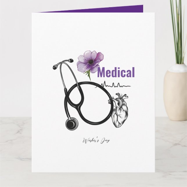 "Congratulations to the cardiologist" Card (Front)