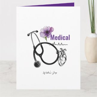 "Congratulations to the cardiologist" Card
