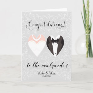 Congratulations to the Newlyweds Card