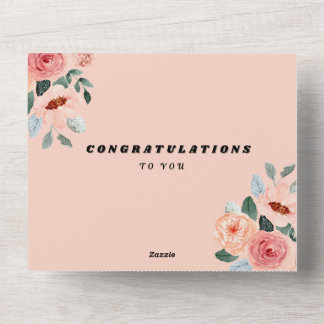 Congratulations to You! All In One Invitation