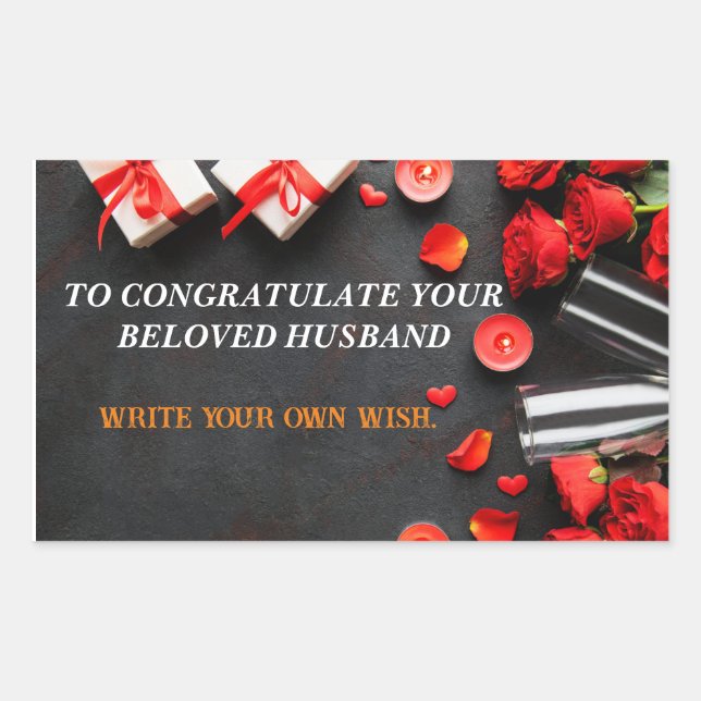 Congratulations to your loved one ! sticker (Front)