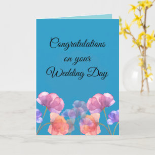 Congratulations Wedding Day Card