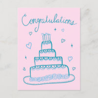 Congratulations Wedding Engagement Sketch Doodle