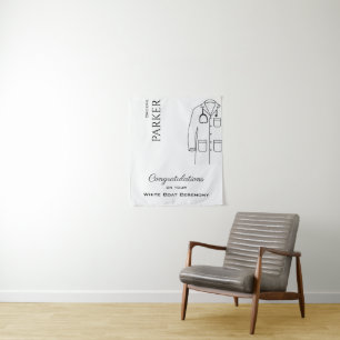 Congratulations White Coat Ceremony Graduation Tapestry