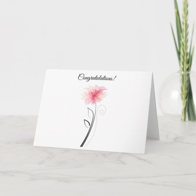 **CONGRATULATIONS** YOU DESERVE THE VERY BEST CARD (Front)