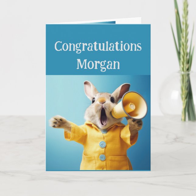 Congratulations You did it, Proud of You Card (Front)