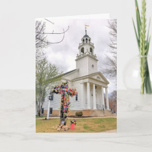 Congregational Church Hollis NH Easter  Card