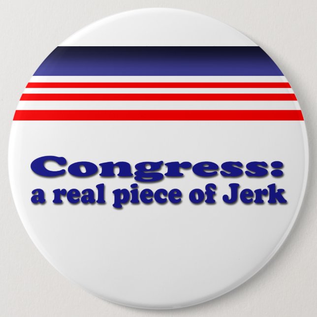 Congress 6 Inch Round Button (Front)