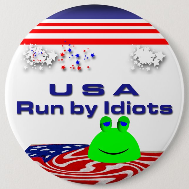 Congress 6 Inch Round Button (Front)