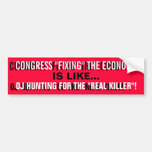 Economy Bumper Stickers, Car Stickers & Car Decals | Zazzle CA