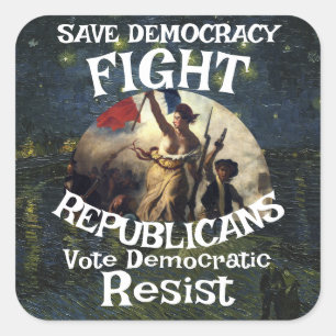 CONGRESS FW FV SENATE HG VOTE EARLY MAIL BALLOT T SQUARE STICKER
