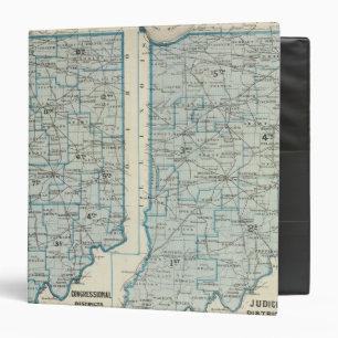 Congressional districts Judicial districts Indiana Binder