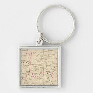 Congressional districts keychain