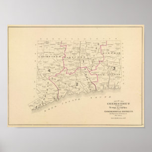 Congressional districts poster