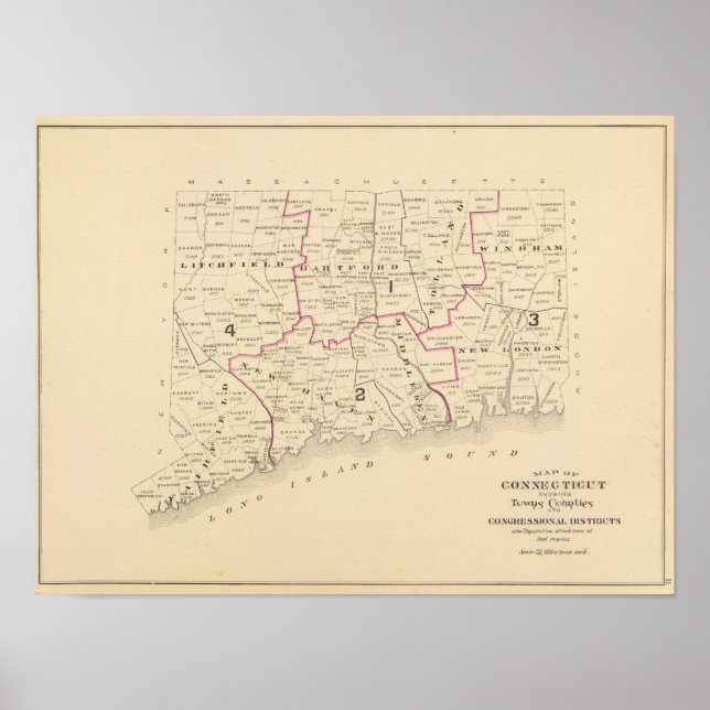 Congressional districts poster (Front)