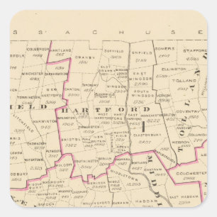 Congressional districts square sticker